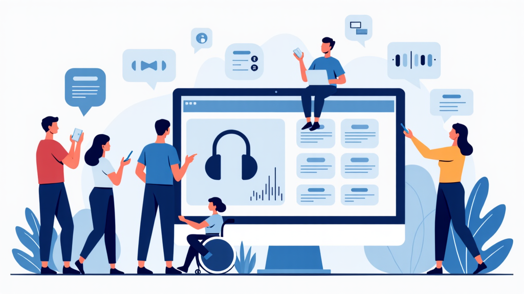 Audioinhalte zugänglich machen: Best Practices für digitale Barrierefreiheit